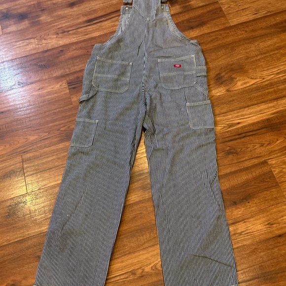 Dickies, blue and white stripe engineer overalls - Picture 5 of 8